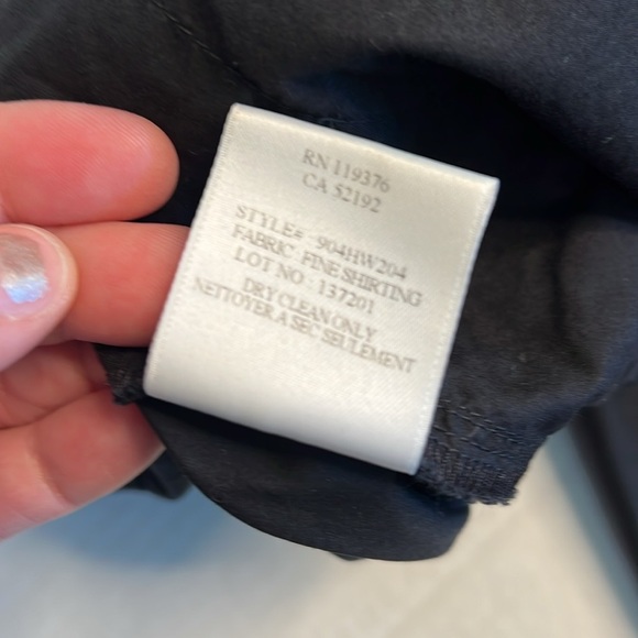 HELMUT LANG BLACK CUFFED CASUAL PANTS 4 - Picture 13 of 16